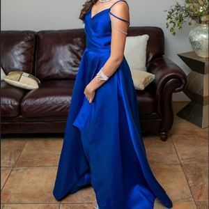 Royal blue prom dress / evening gown